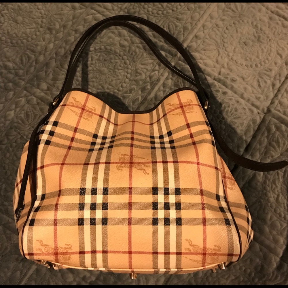 Authentic Burberry Haymarket Check Canter
